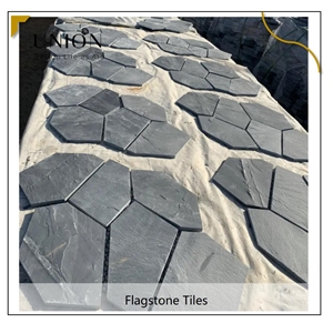 UNION DECO Natural Stone With Mesh Back Garden Paving Stone