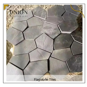 UNION DECO Natural Stone With Mesh Back Garden Paving Stone