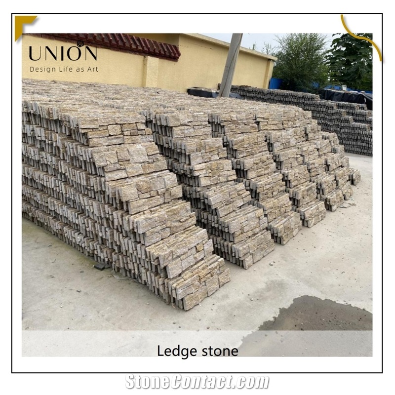 UNION DECO Tiger Skin Granite Wall Cladding Ledger Stone