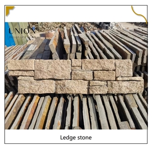 UNION DECO Tiger Skin Granite Wall Cladding Ledger Stone