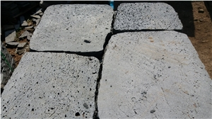 Lava Stone/ Basalt With Holes Paving Stone