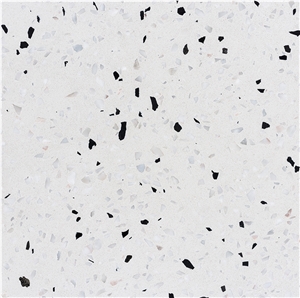 Carrara White Terrazzo