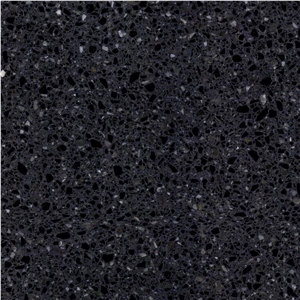Ink Black Terrazzo
