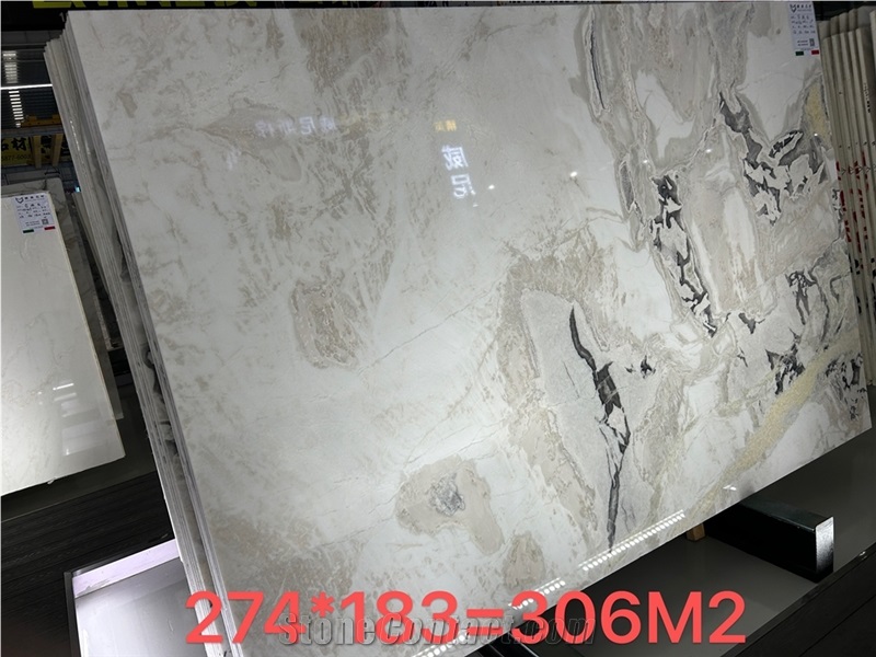 Caribbean Island Marble, Oyster White; Dover White