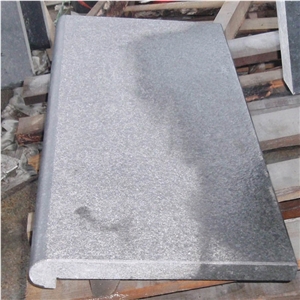 Anti-Slip Finish Black Granite Swimming Pool Coping Stone