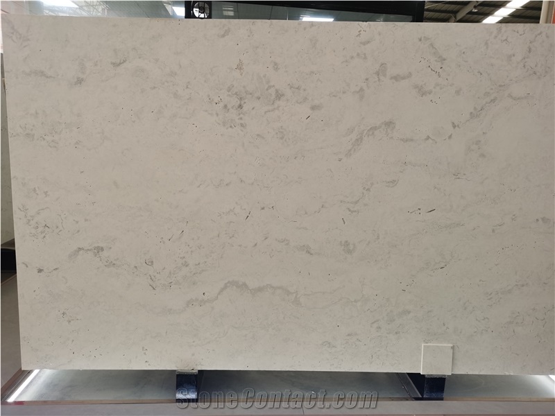 Chinese White Travertine Slabs White Liner Trvertine