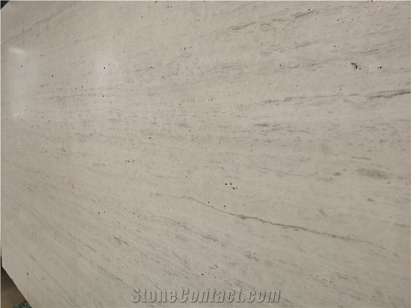 Chinese White Travertine Slabs White Liner Trvertine
