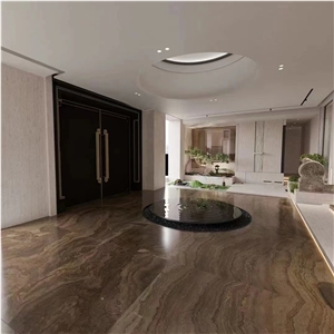 Eramosa Wooden Marble Floor Tiles Dream Coffee Tiles