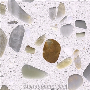 Colorful Terrazzo Inorganic Terrazzo Slab Tile