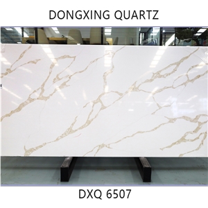 DXQ6507 Calacatta Gold Vein Artificial Stone Project Slabs