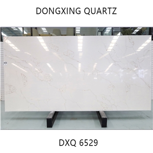 DXQ6529 Calacatta Thin Vein Artificial Marble Quartz