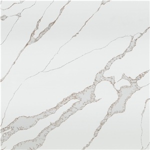 DXQ8010 Calacatta Gold Vein Modern Quartz Tile