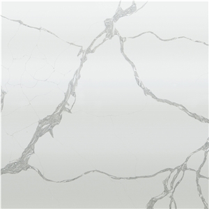 DXQ8025 Carrara White Quartz Stone For Kitchen