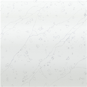 DXQ8034 White Calacatta Super Thin Vein High Quartz