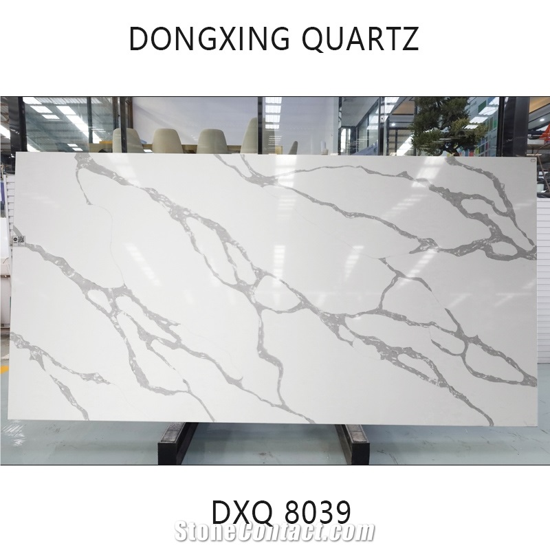 DXQ8039 Calacatta Gold High Temperature Resistance Quartz