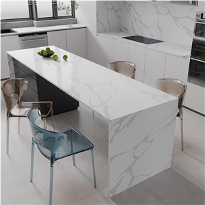 DXQ8039 Calacatta Gold High Temperature Resistance Quartz