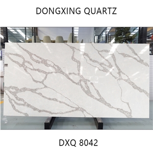 DXQ8042 Calacatta Gray Vein Modern Quartz