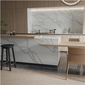DXQ8042 Calacatta Gray Vein Modern Quartz