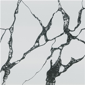 DXQ9004 Carrara Black Vein Kitchen Quartz