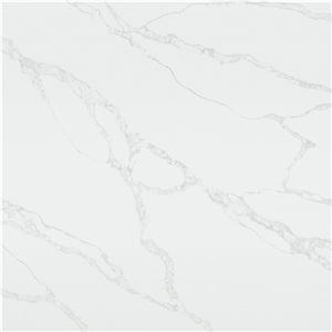 DXQ9022 Calacatta Light Grey Vein Quartz Overlay Slabs
