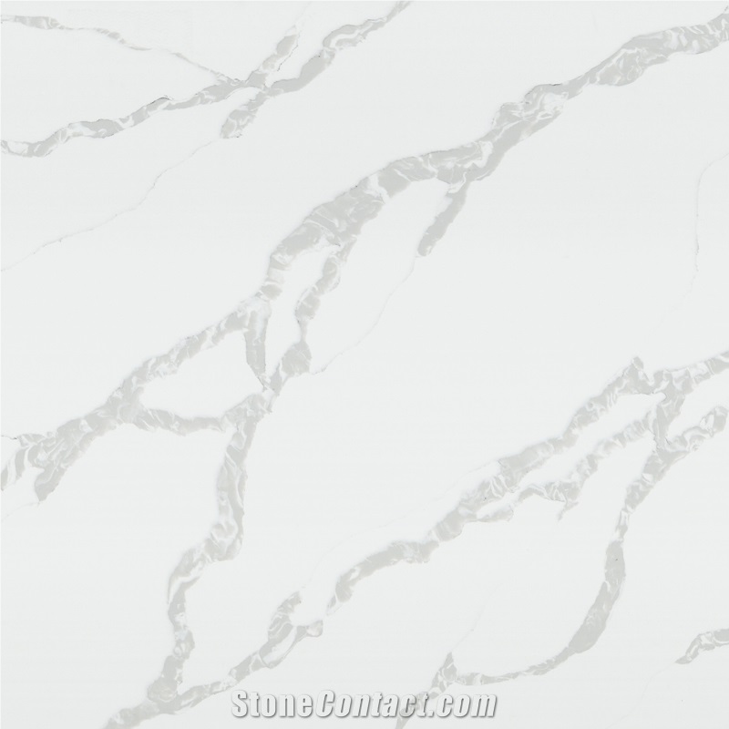 DXQ9033 Calacatta Gray Vein Artificial Marble Quartz Stone