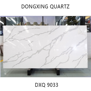 DXQ9033 Calacatta Gray Vein Artificial Marble Quartz Stone