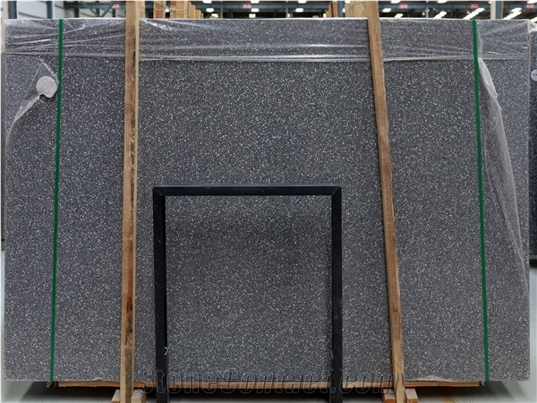 DXW206 Italian Grey Color Terrazzo Slab Tile