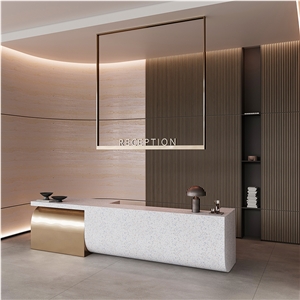 RD003 Gold Grain Artificial Travertine Wall Decorations