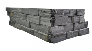 Black Quartzite Interior Wall Stone Cladding Ledge Panel