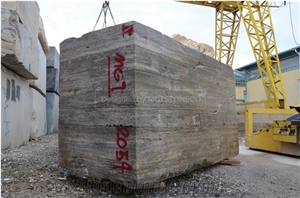 Hesar Titanium Travertine Blocks
