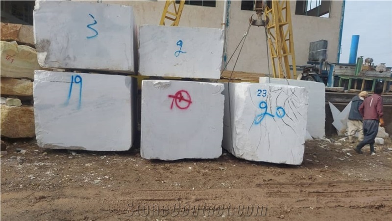 Kandahar White Marble Blocks
