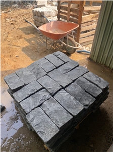 Grey Basalt Tumbled Building Stone, Stone Wall Bricks