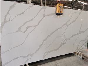 A1804b Calacatta Quartz Slabs