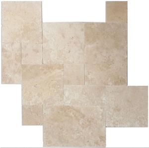 Ivory Travertine French Pattern