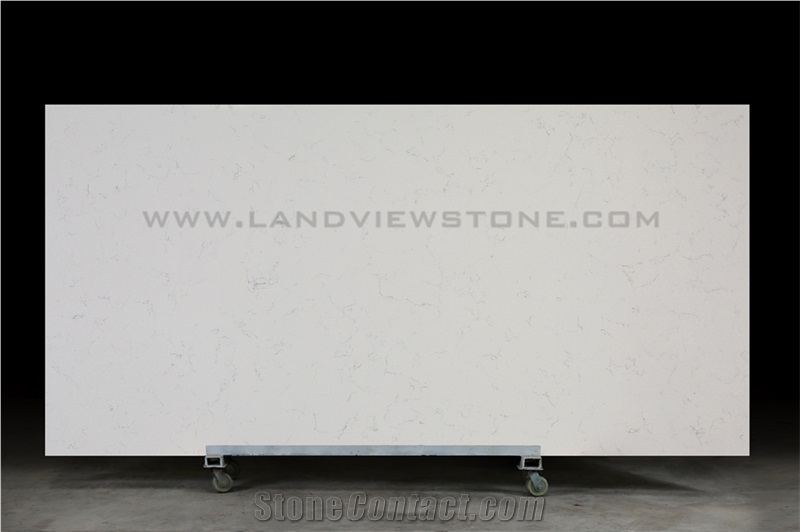 Cheap Bianco Carrara White Quartz Slabs