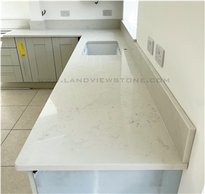 Cheap Bianco Carrara White Quartz Slabs