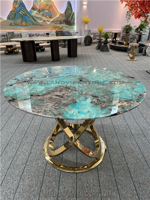 Amazon Green Quartzite Dinning Table Top