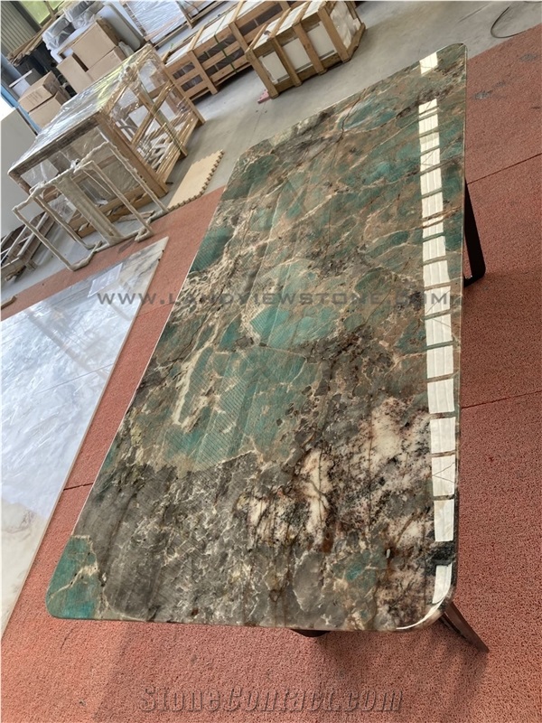 Amazon Green Quartzite Dinning Table Top