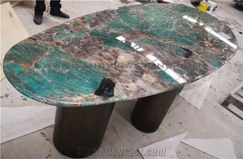 Amazon Green Quartzite Dinning Table Top