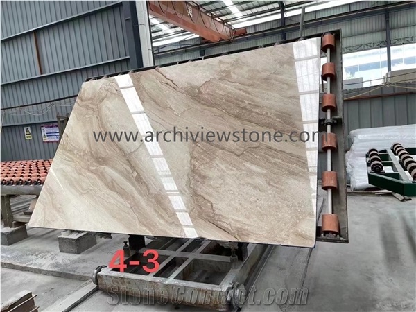 Dino Beige Marble Bookmatched Beige Marble Slabs