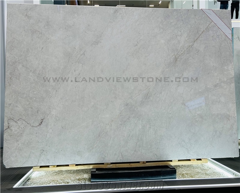 Polished Alba Albert White Marble Slab Tiles