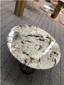 Trendy Tourmaline Blue Granite Coffee Table