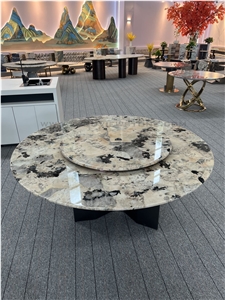 Trendy Tourmaline Blue Granite Coffee Table