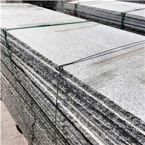 China Bacuo White Granite G603 Light Grey Half Slabs