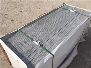 Flamed G603 Bianco Bacuo White Granite Pavers Cobblestone