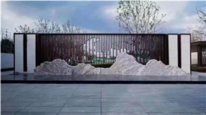 Hot Sell China Juparana Granite Landscaping Stone- Garden Boulders,Garden Rock Stone