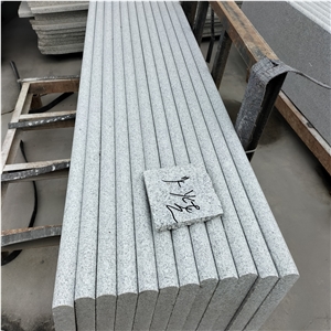 Light Grey Hubei New G603 Granite Full Bullnose Stair Steps