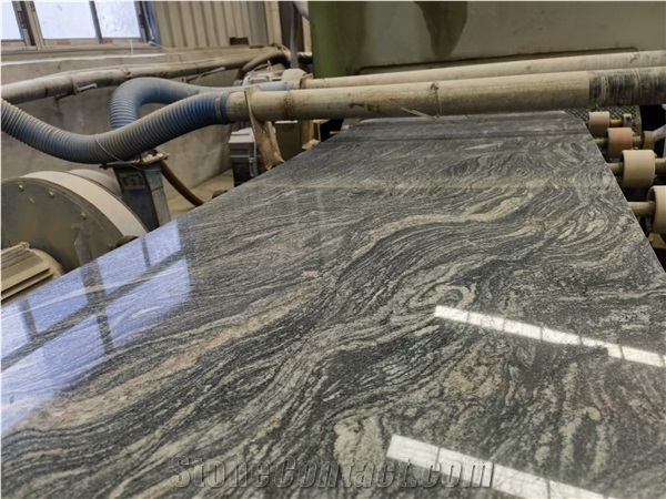 New Polished Sand Wave China Juparana Grey Granite