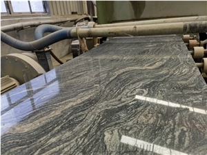 New Polished Sand Wave China Juparana Grey Granite