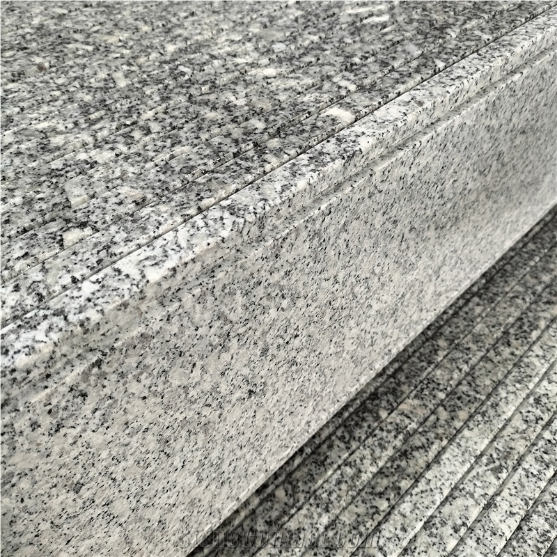 Polish G603 Padang Light Granite,Sesame White Granite Deck Steps